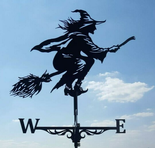 Metalen Windwijzer met Dierensilhouet voor Tuin- en Dakdecoratie
