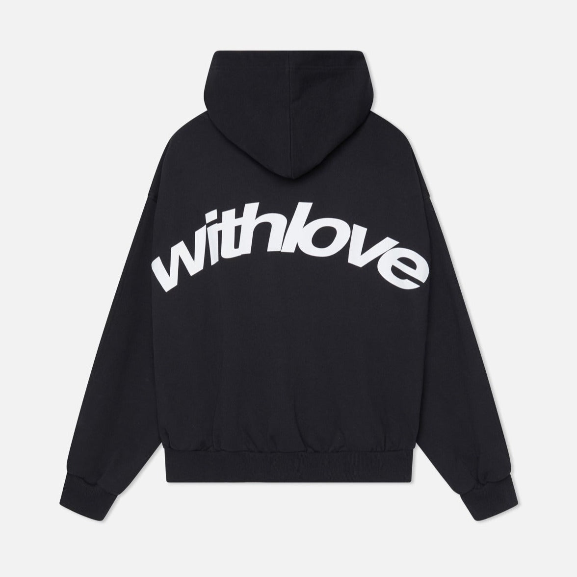 Oversized Hoodie met Gotische Print voor Streetwear Liefhebbers