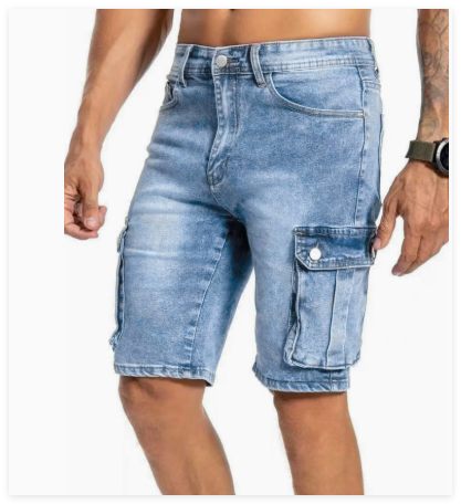 Heren Denim Short Urban – Comfortabel en Praktisch