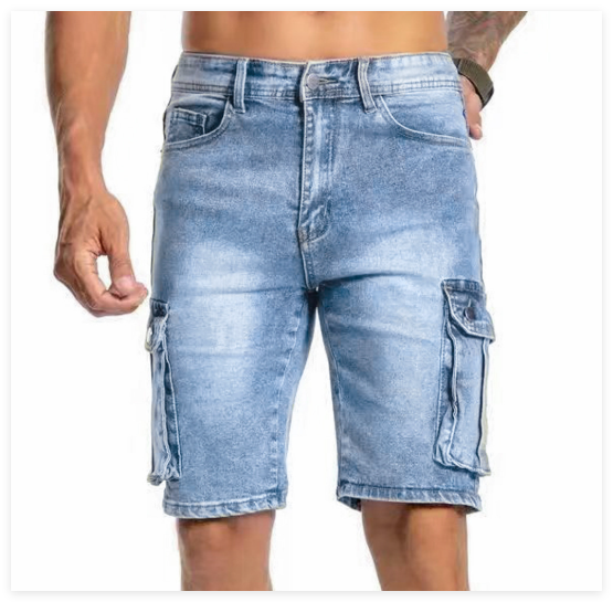 Heren Denim Short Urban – Comfortabel en Praktisch