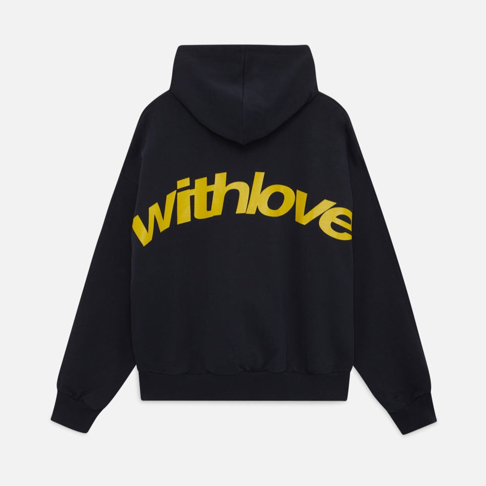 Oversized Hoodie met Gotische Print voor Streetwear Liefhebbers
