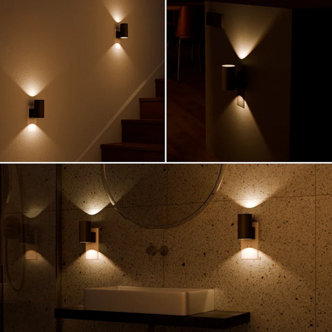 Bauhaus-design nachtlamp - dimbaar LED-licht
