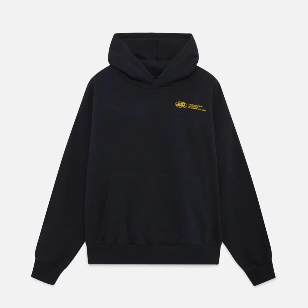 Oversized Hoodie met Gotische Print voor Streetwear Liefhebbers