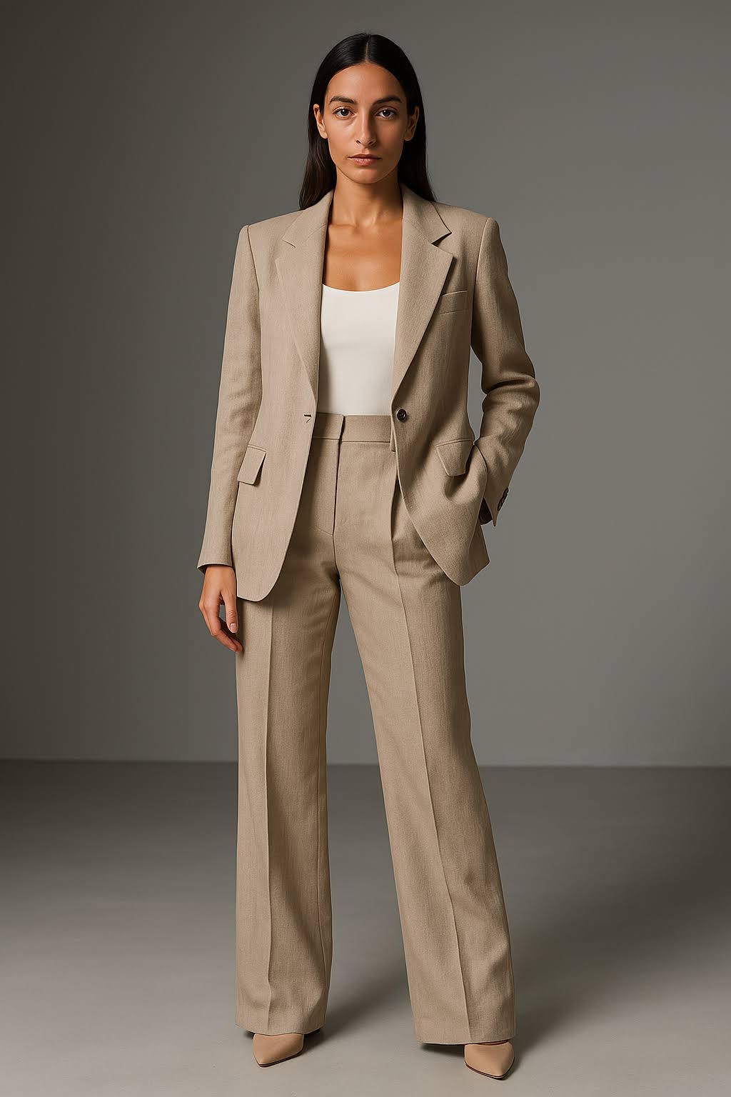 Lea – Tweedelig Blazer & Pantalon Set dames
