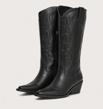 Isabel kuithoge westernlaarzen met spitse neus voor dames