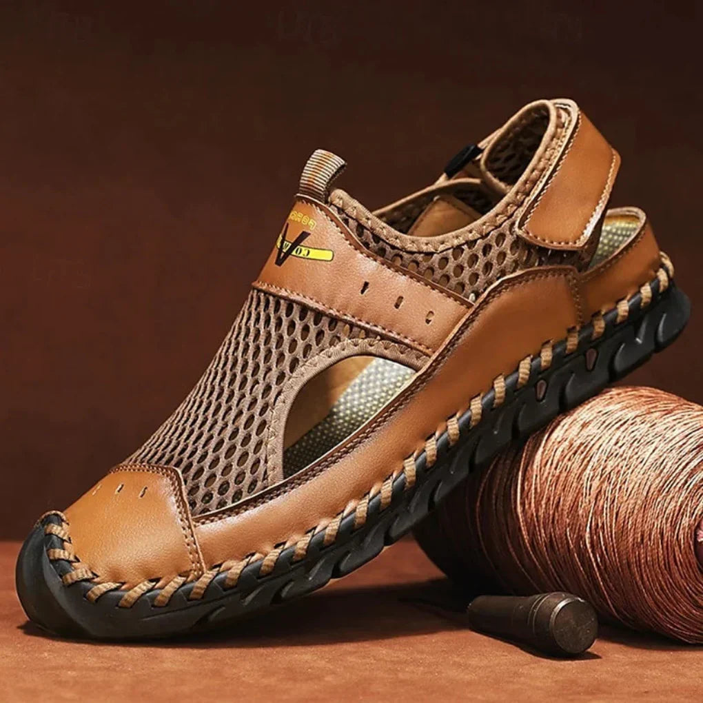 Orthopedische mesh sandalen voor heren