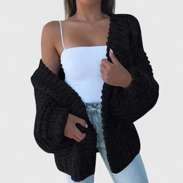 Kassia grofgebreid oversized damesvest