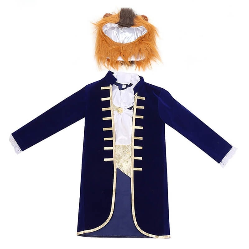 Halloween dierenkostuum voor kinderen met pluche fleece kap, wanten en schoenhoesjes