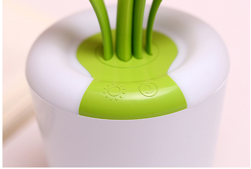 Plantenbureaulamp met LED-licht flexibele zwanenhals oplaadbare batterij en USB-opladen
