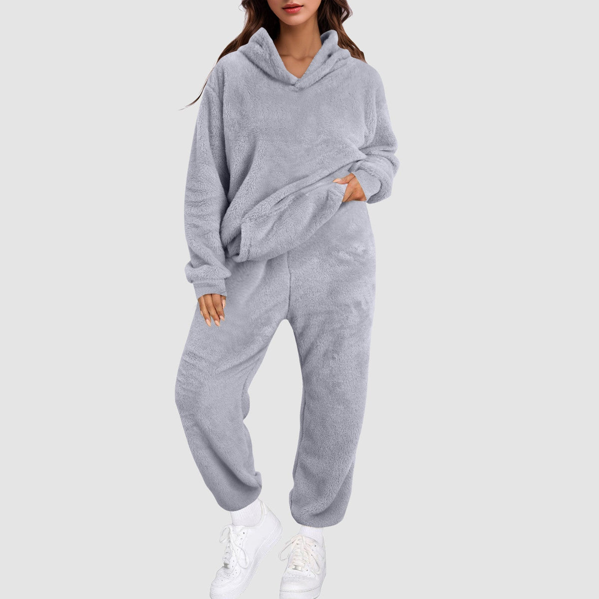 Tweedelig huispak voor de winter voor dames