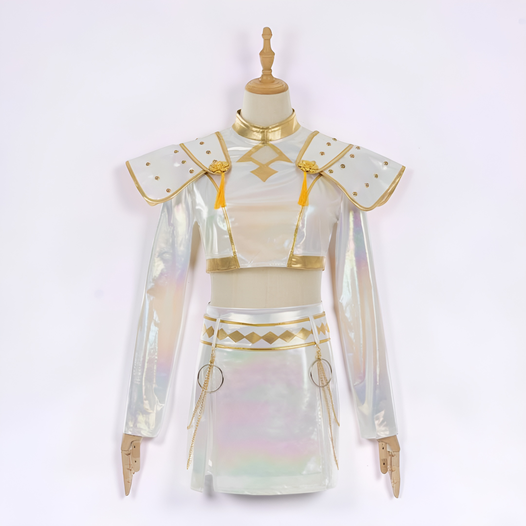 Kpop podium dienstmeisje outfit cosplaykostuum set