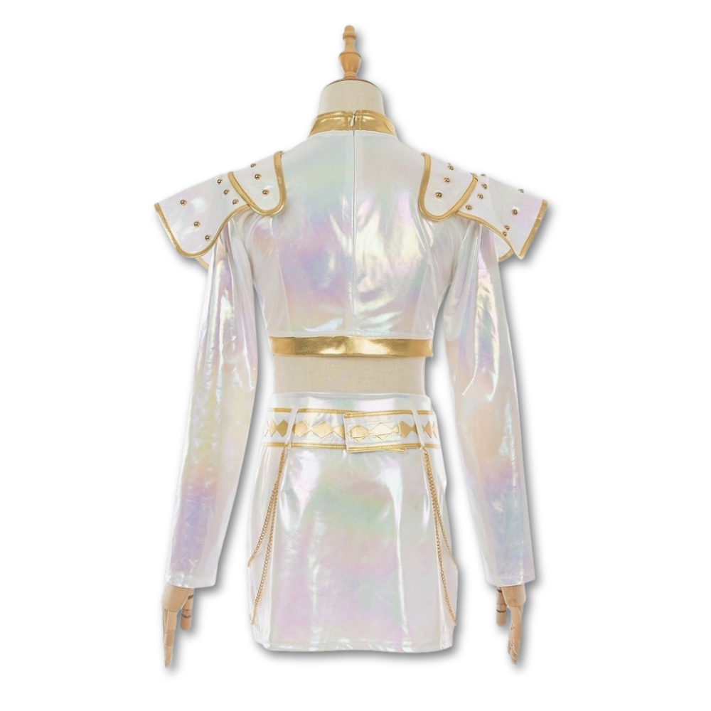 Kpop podium dienstmeisje outfit cosplaykostuum set