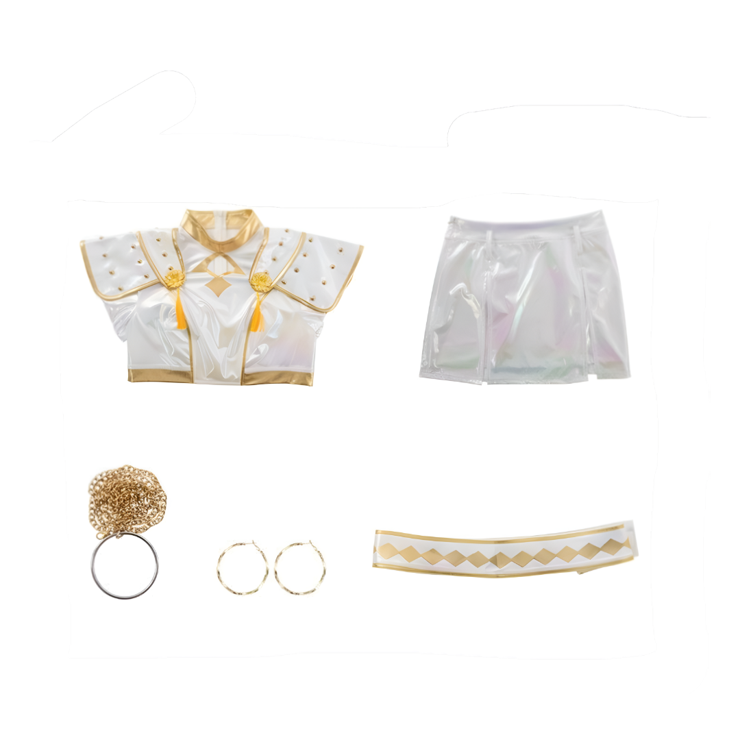 Kpop podium dienstmeisje outfit cosplaykostuum set