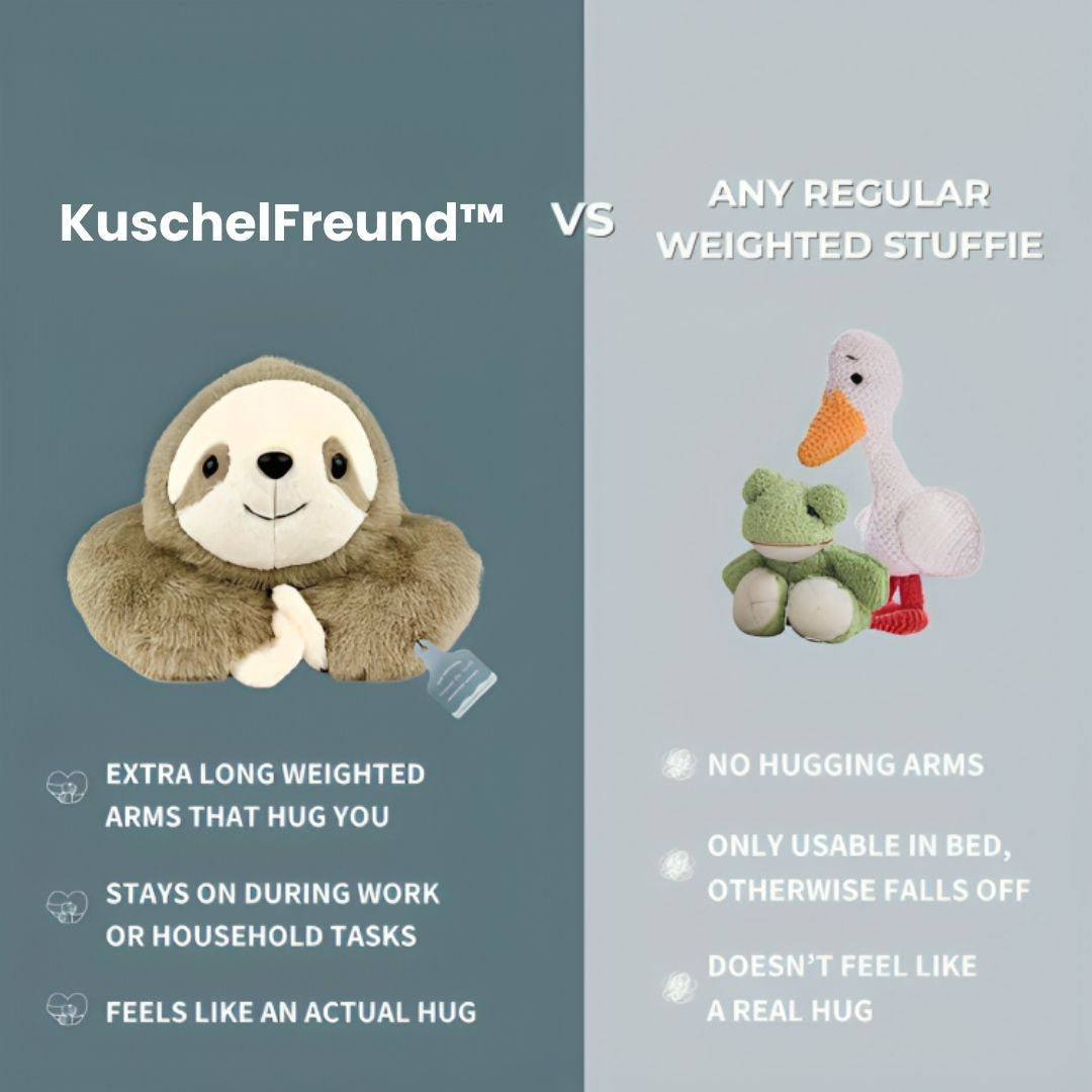 Zachte pluchen knuffel van 45 cm tegen stress met lange knuffelarmen
