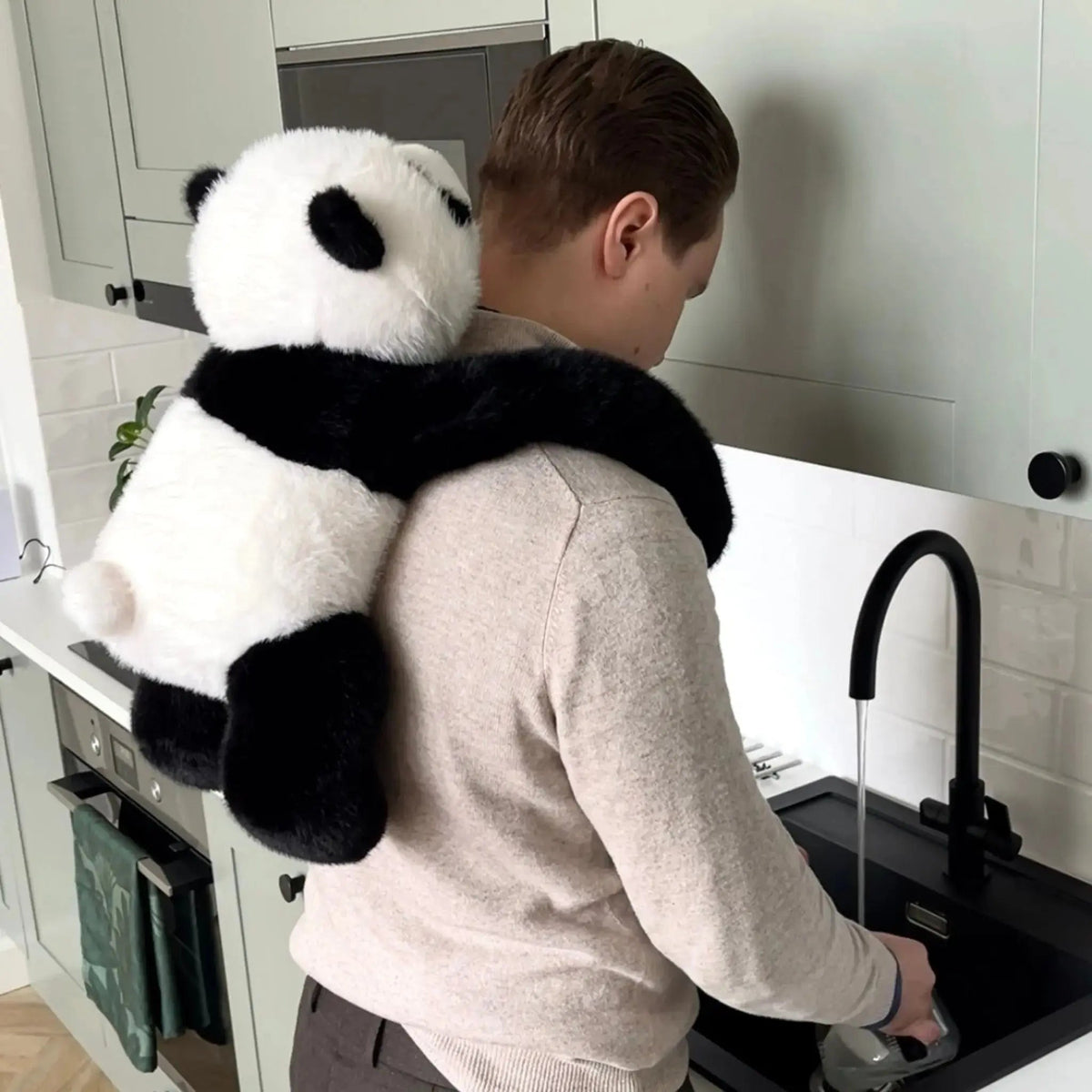 Zachte pluchen knuffel van 45 cm tegen stress met lange knuffelarmen