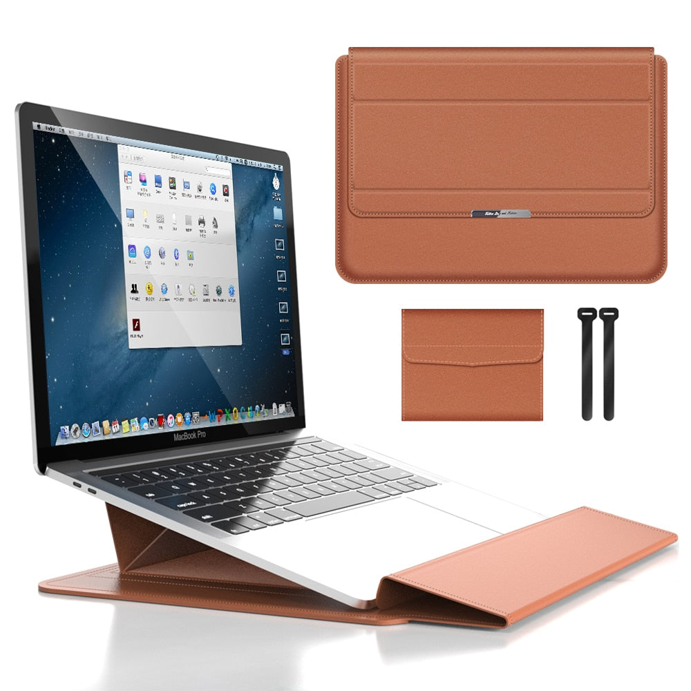 Laptoptas & Laptopstandaard 2-in-1 | Laptophoes & Standaard | Tas-standaard