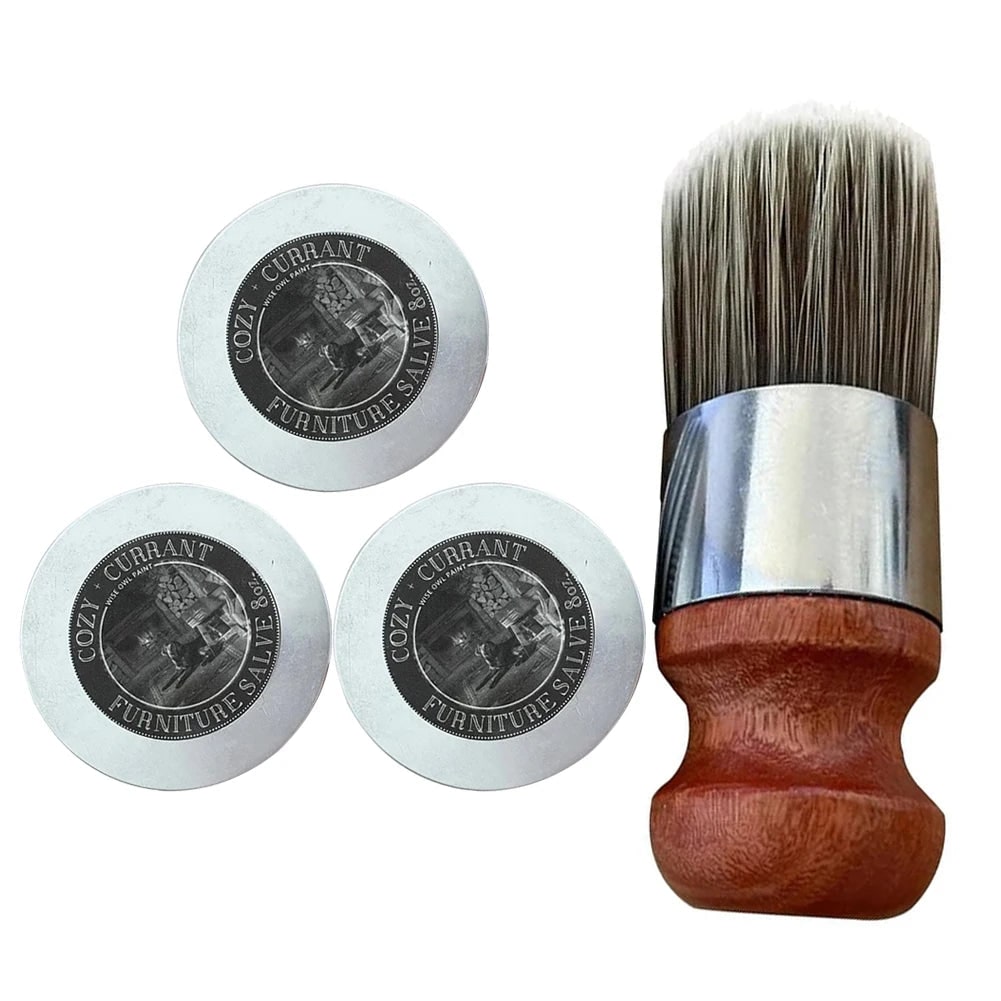 Leerconditioner meubelpolish was houtbalsem metalen blik