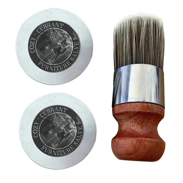 Leerconditioner meubelpolish was houtbalsem metalen blik