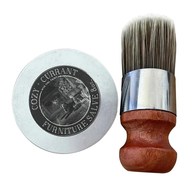 Leerconditioner meubelpolish was houtbalsem metalen blik