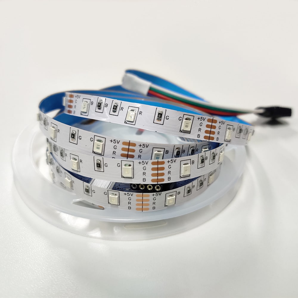 Ledstrip RGB met afstandsbediening, USB, flexibel, kleurwisselend, voor verlichting onder kastjes
