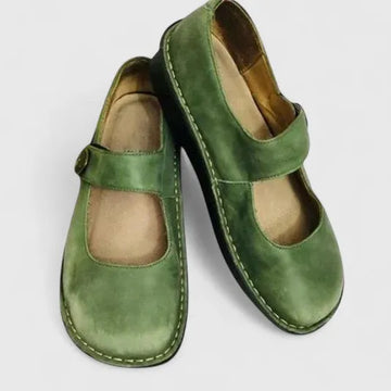 Lisa suède Mary Jane-schoenen voor dames met bandje