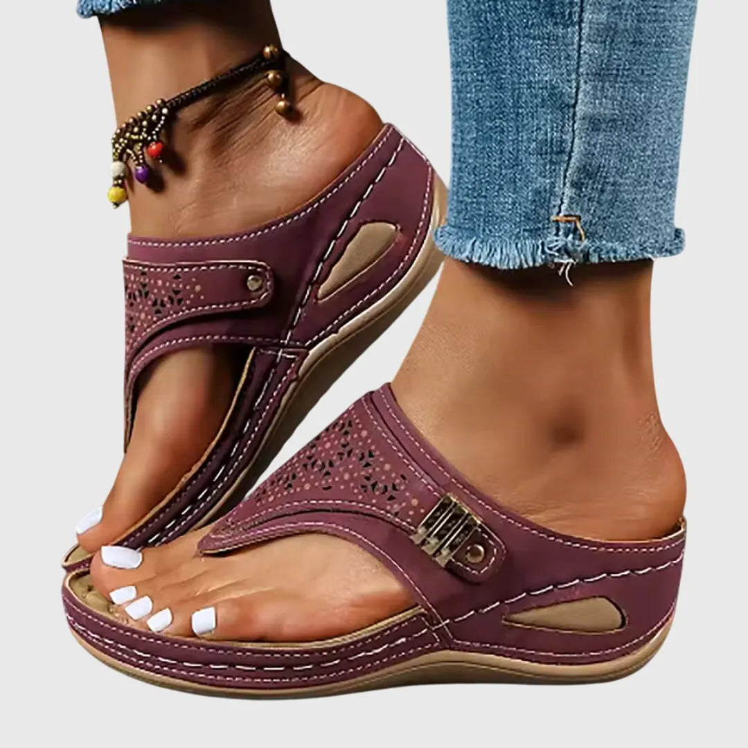 Livia teensandalen met plateauzool voor dames