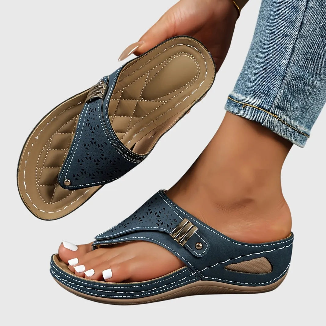 Livia teensandalen met plateauzool voor dames
