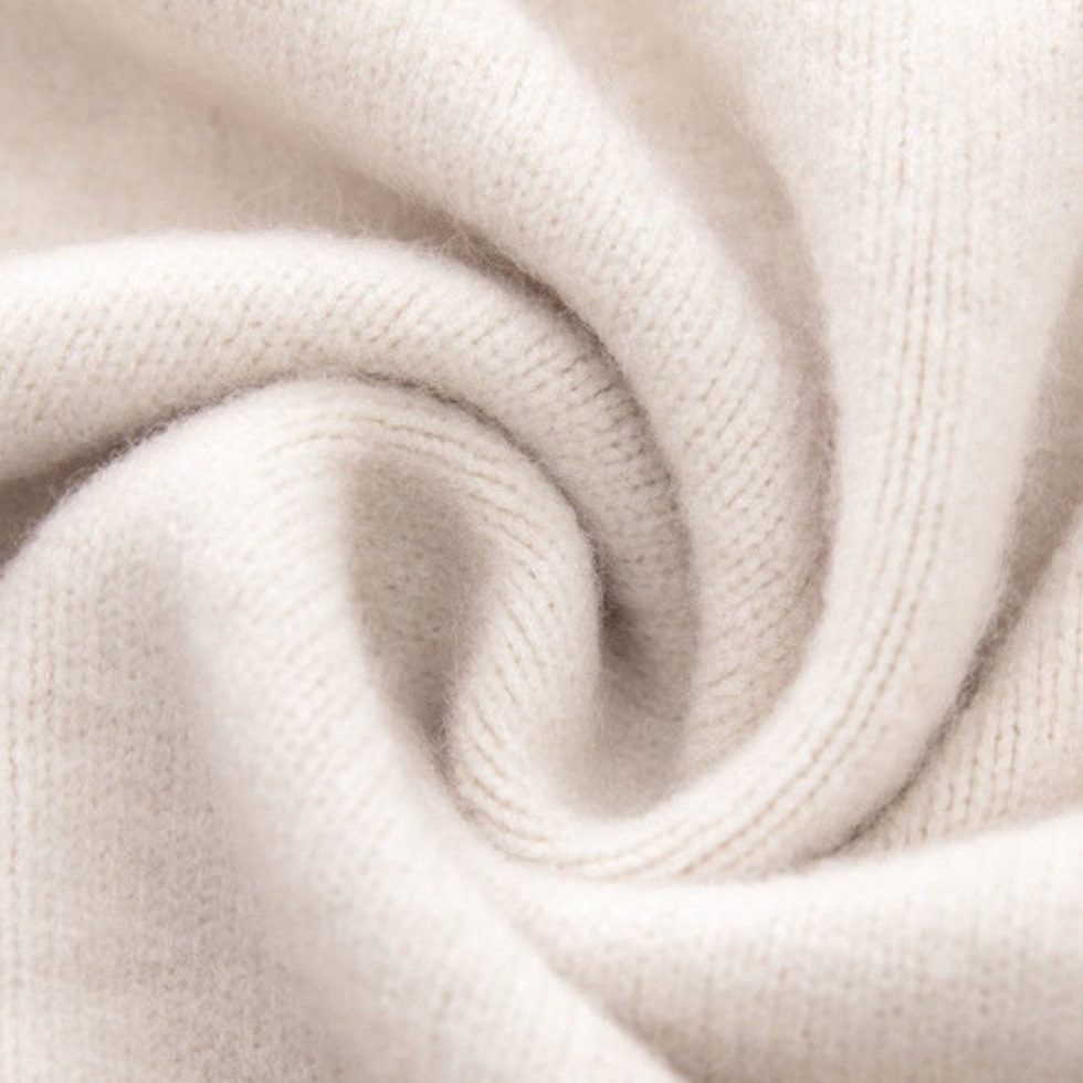 Lang open cashmere vest voor dames