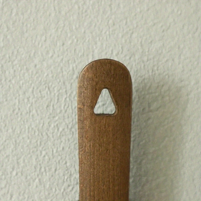 Lange schoenlepel hout magnetische wandbevestiging staand gebruik bescherming met handvat