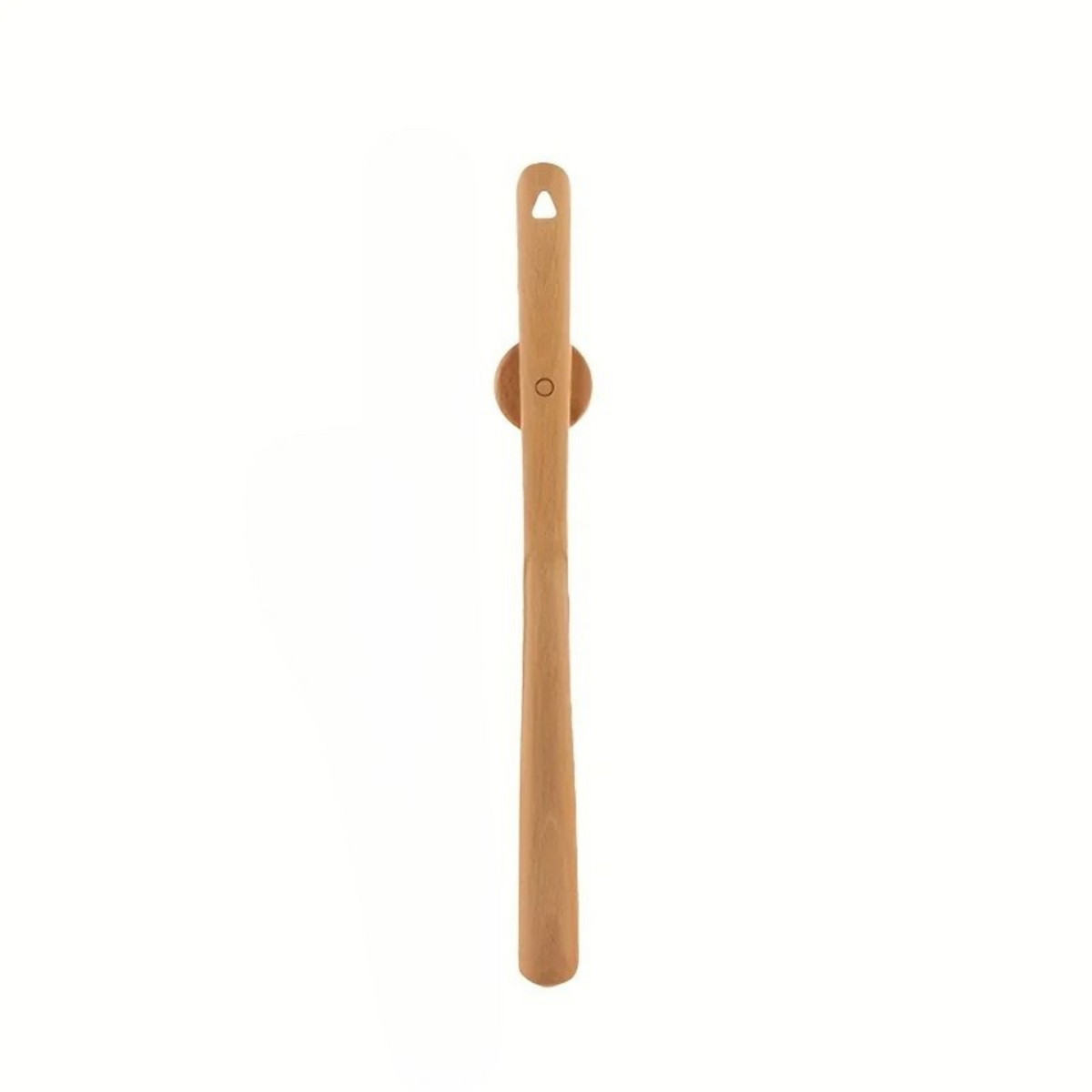 Lange schoenlepel hout magnetische wandbevestiging staand gebruik bescherming met handvat