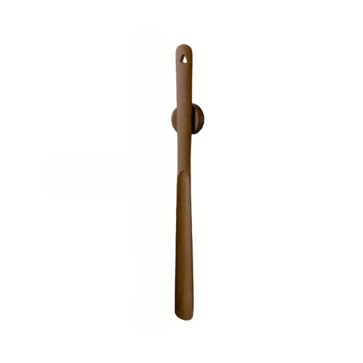 Lange schoenlepel hout magnetische wandbevestiging staand gebruik bescherming met handvat
