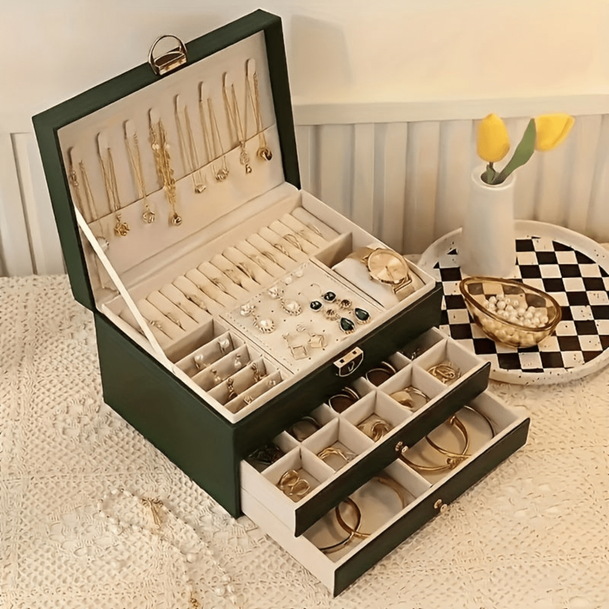Sieradenorganizer - Luxe Doos voor Kettingen