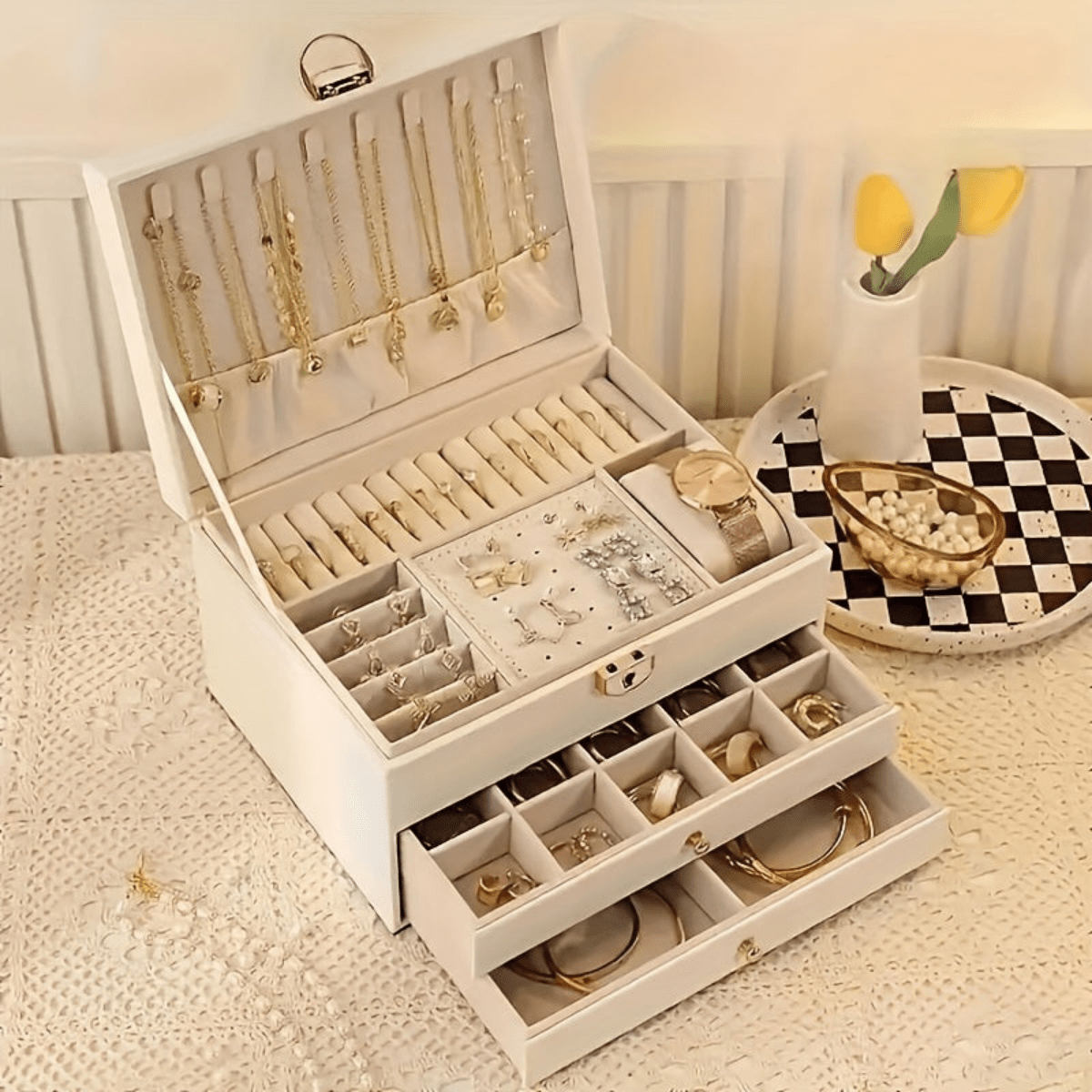 Sieradenorganizer - Luxe Doos voor Kettingen