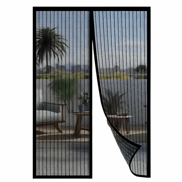 Magnetisch hordeurgordijn met zelfsluitend gaas en handsfree doorgang voor huisdieren voor deuropeningen