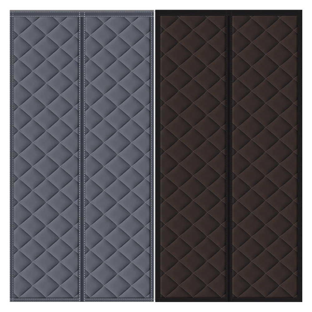 Magnetisch thermisch isolerend deurgordijn met gewatteerd patroon voor patio en garage warmte-isolatie