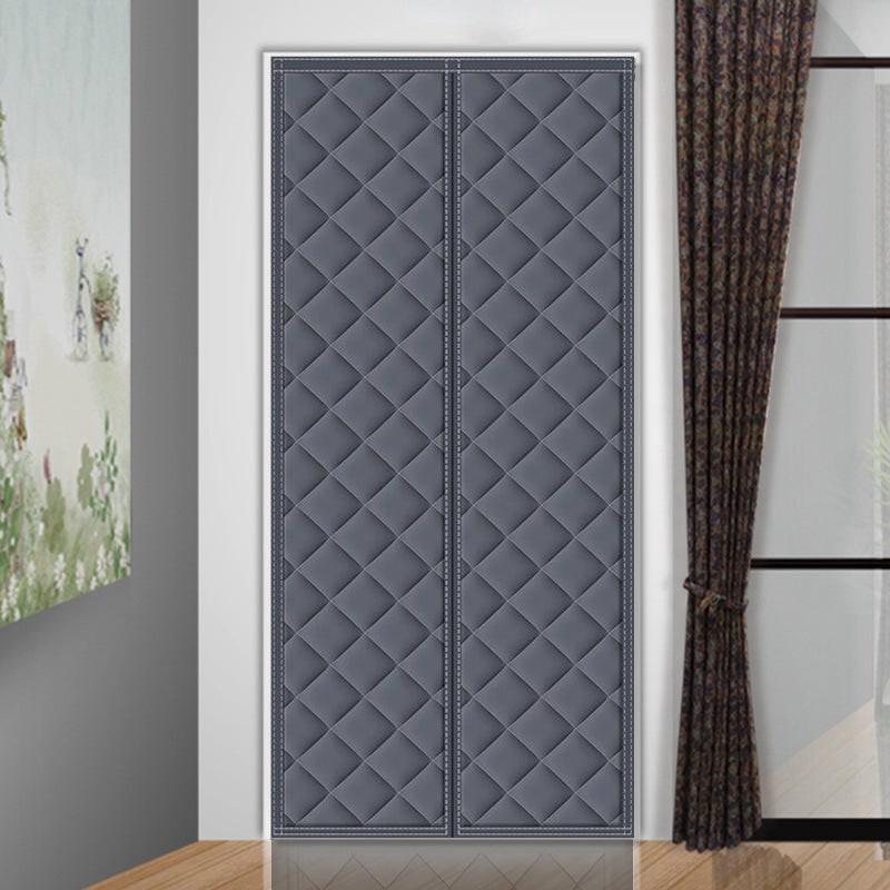 Magnetisch thermisch isolerend deurgordijn met gewatteerd patroon voor patio en garage warmte-isolatie