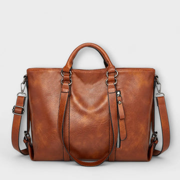 Magnolia grote leren shopper voor dames