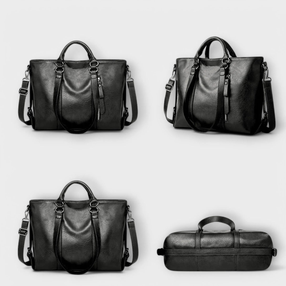 Magnolia grote leren shopper voor dames