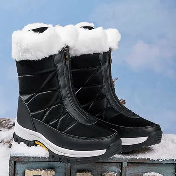 Mariette snowboots voor dames met boord van imitatiebont