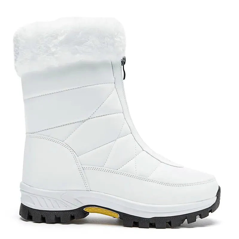 Mariette snowboots voor dames met boord van imitatiebont