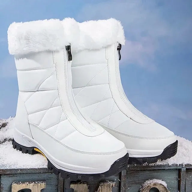 Mariette snowboots voor dames met boord van imitatiebont