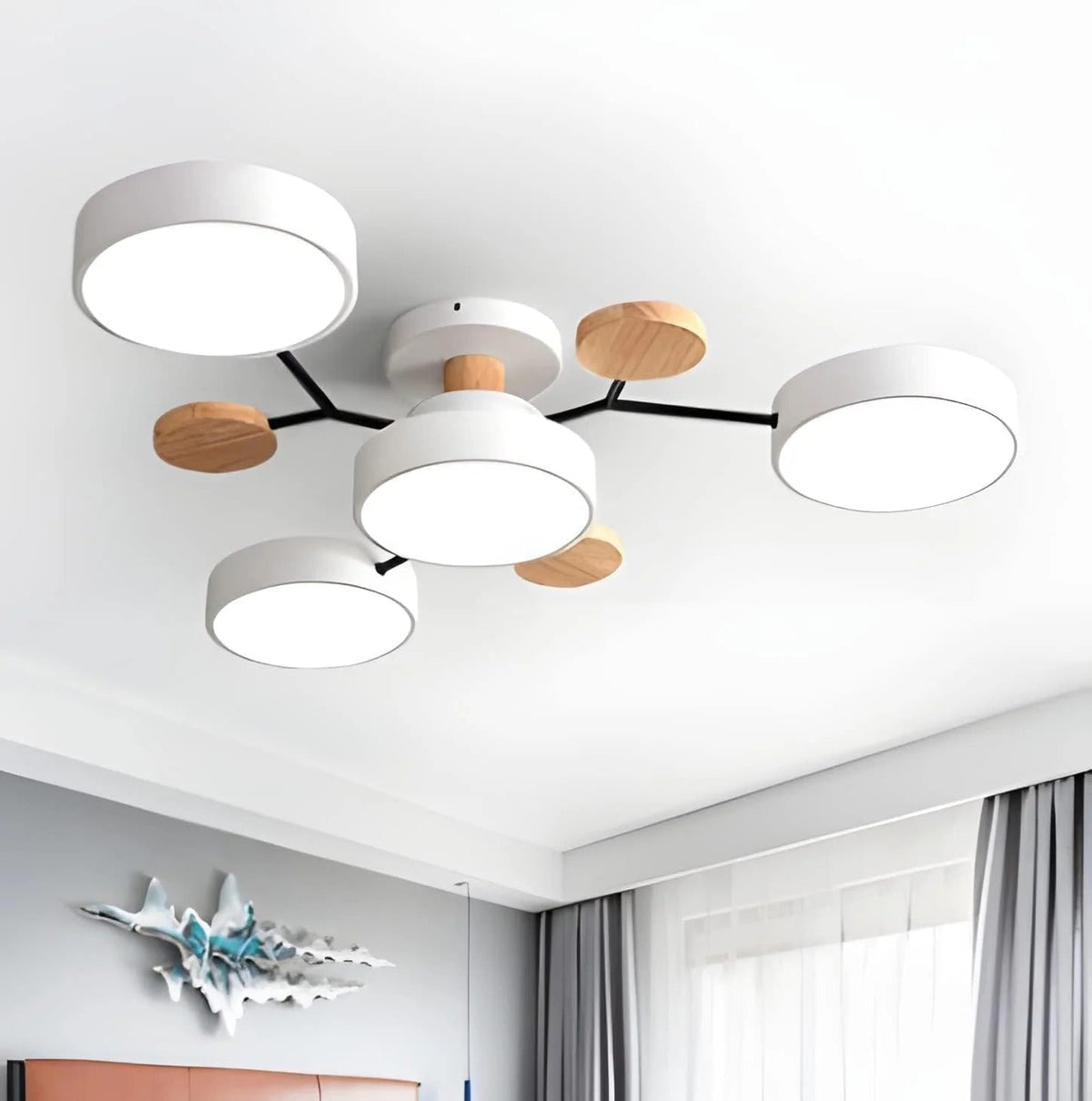 Moderne LED-kroonluchter voor de woonkamer