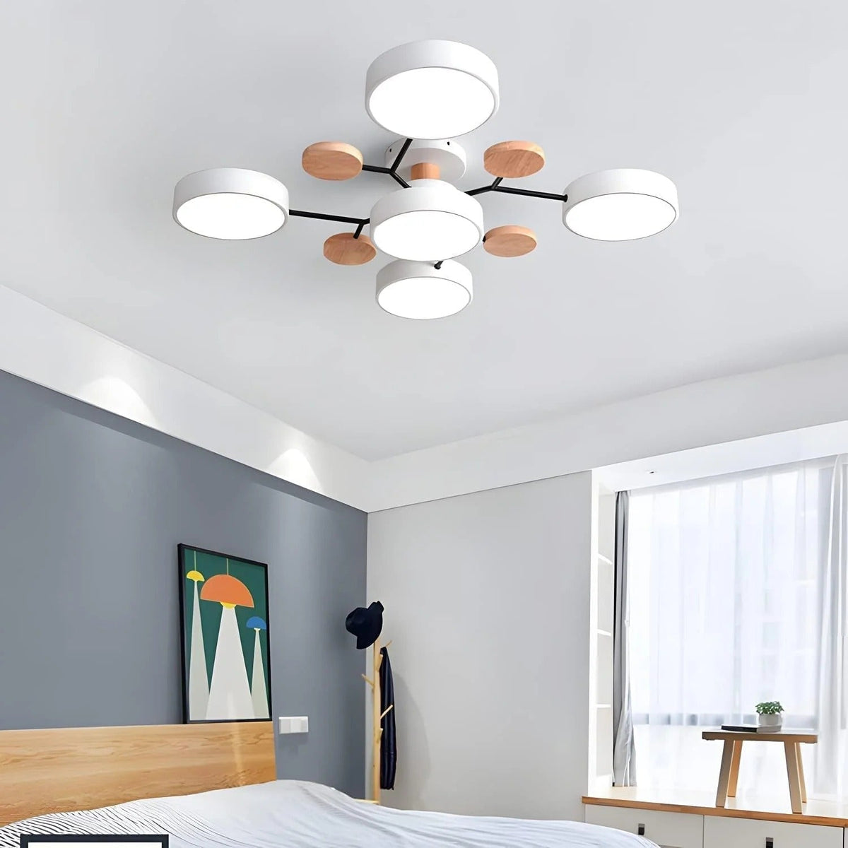 Moderne LED-kroonluchter voor de woonkamer