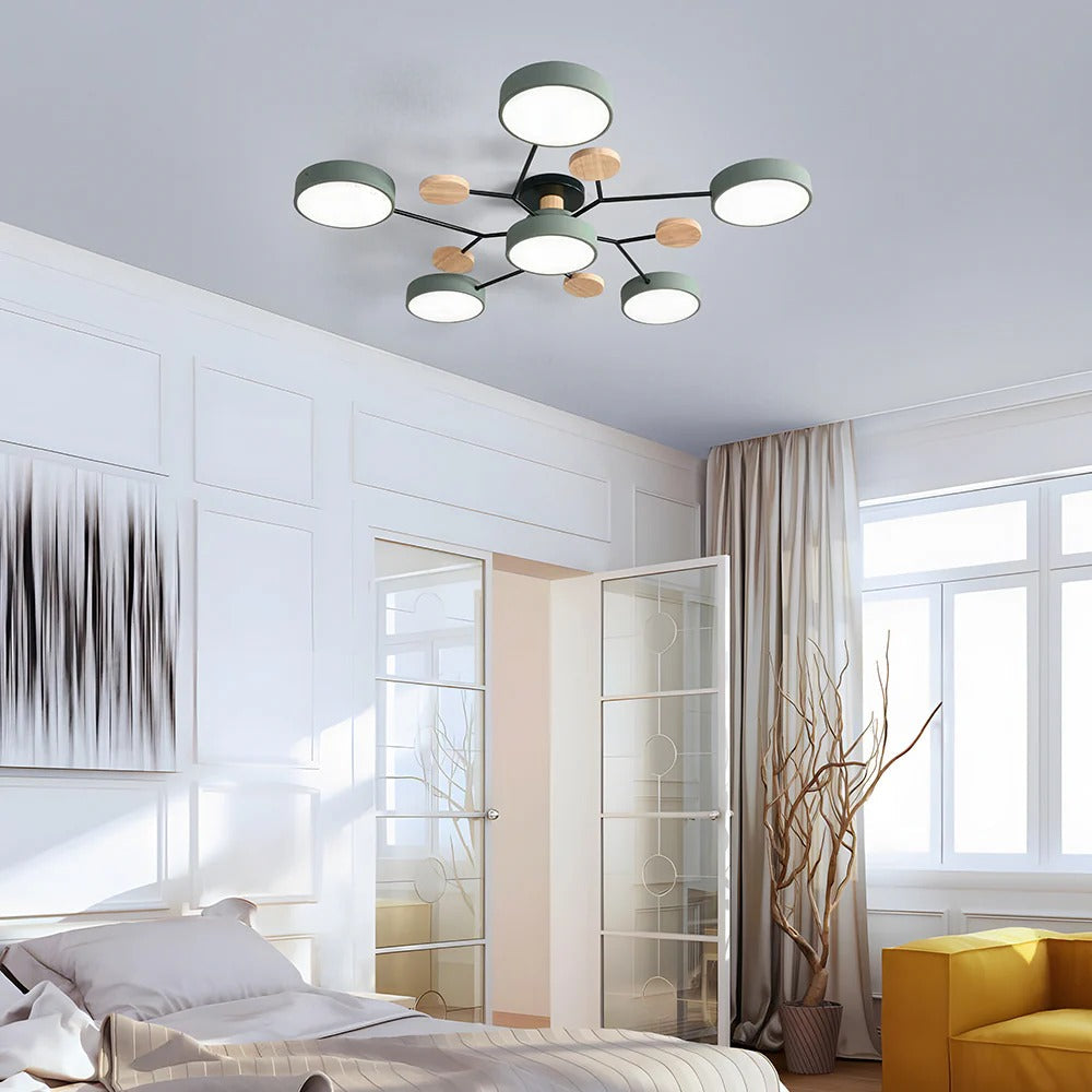 Moderne LED-kroonluchter voor de woonkamer