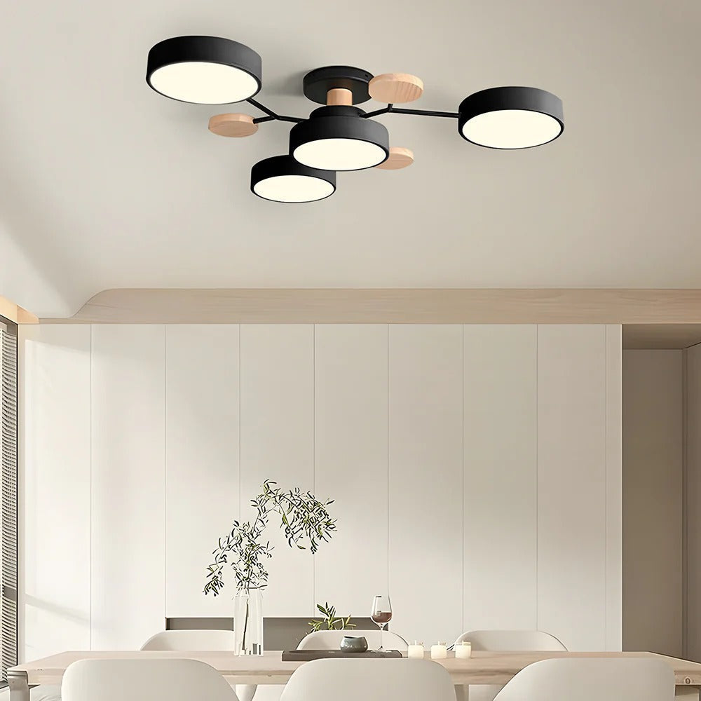 Moderne LED-kroonluchter voor de woonkamer