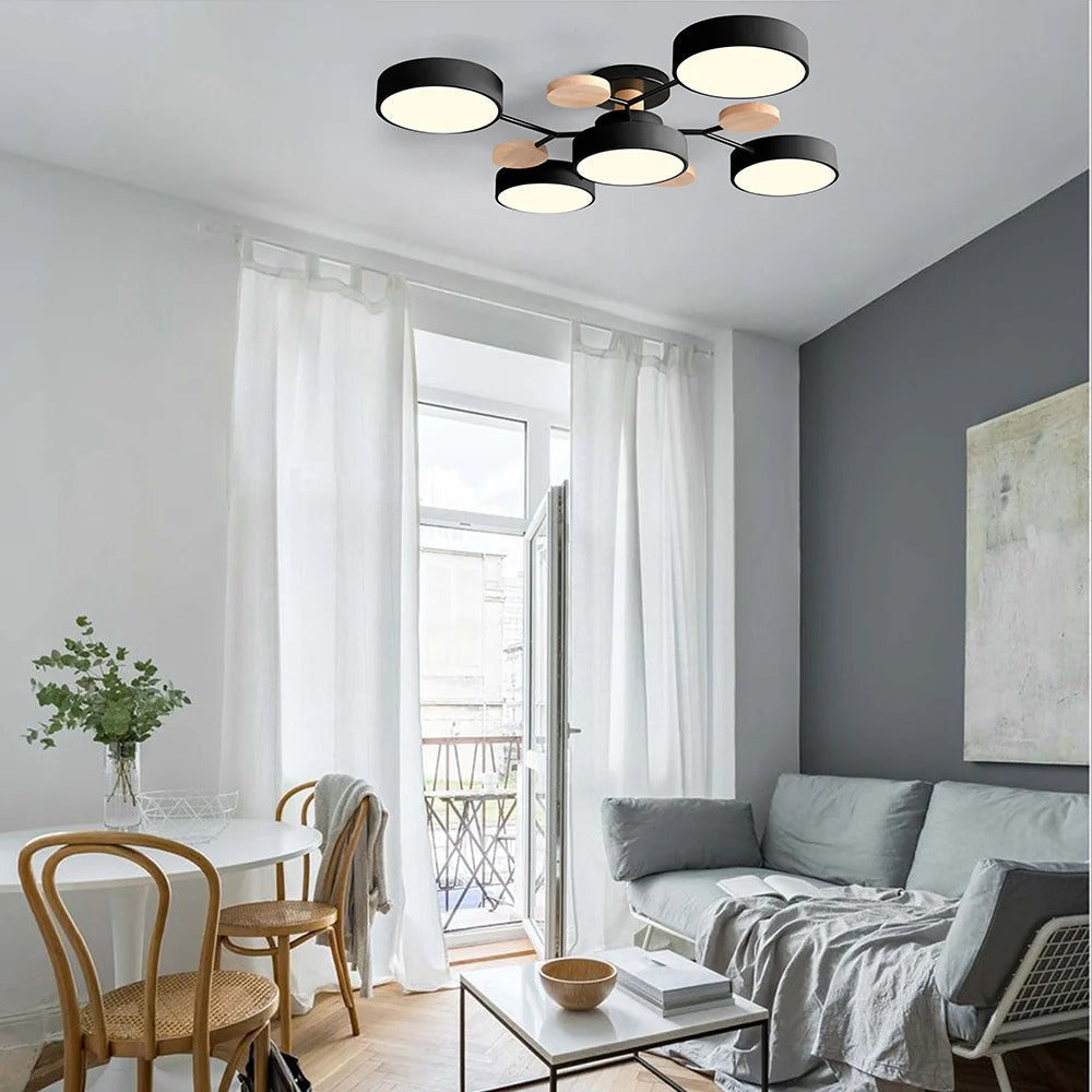 Moderne LED-kroonluchter voor de woonkamer