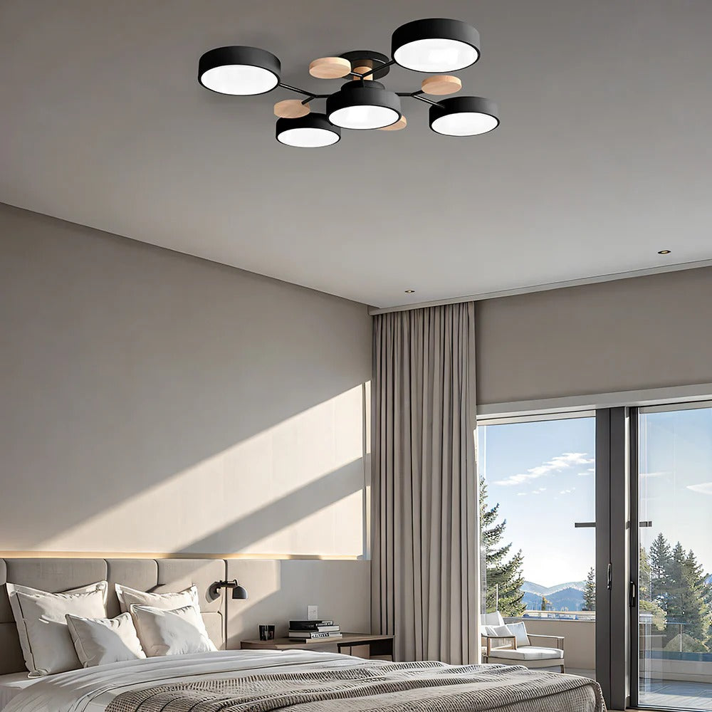 Moderne LED-kroonluchter voor de woonkamer
