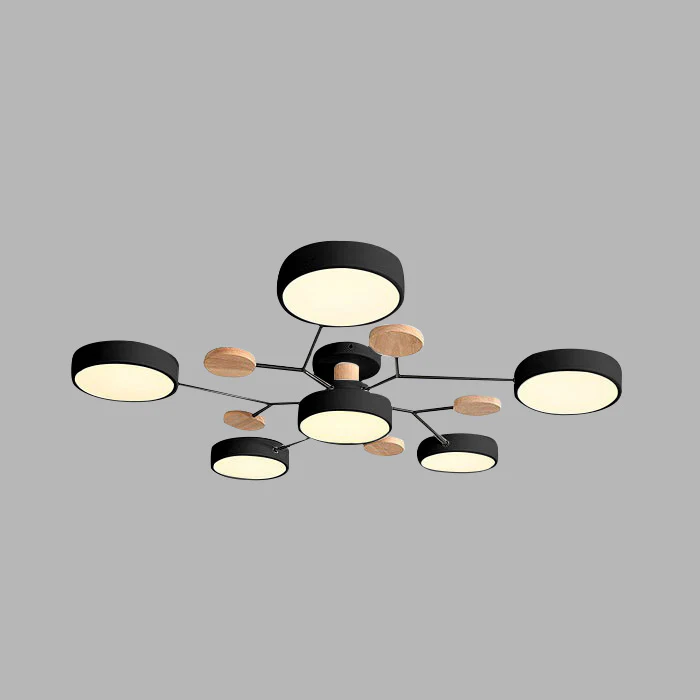 Moderne LED-kroonluchter voor de woonkamer