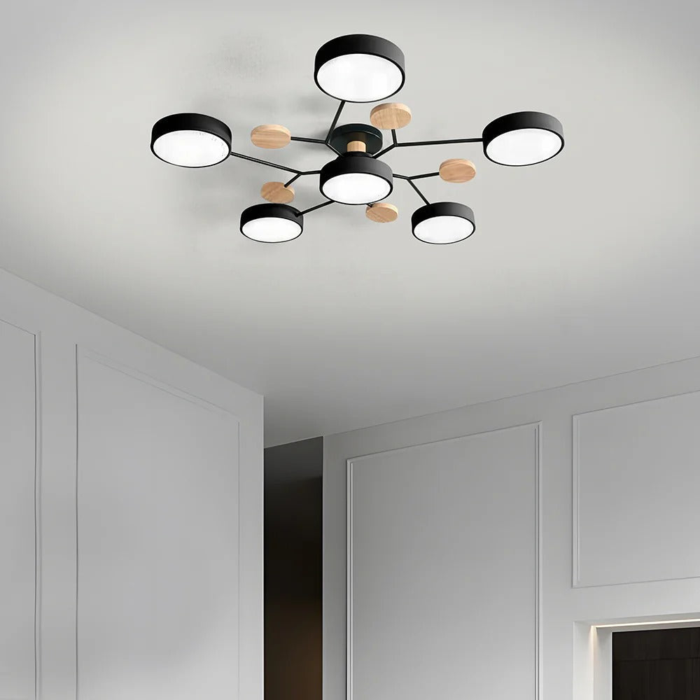 Moderne LED-kroonluchter voor de woonkamer