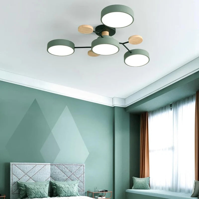 Moderne LED-kroonluchter voor de woonkamer